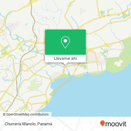 Mapa de Churreria Manolo, Avenida Diego de Almagro Parque Lefevre, Ciudad de Panamá