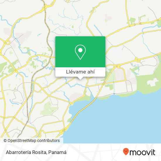 Mapa de Abarrotería Rosita, Avenida Nicolás Pacheco Parque Lefevre, Ciudad de Panamá