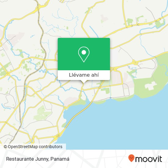 Mapa de Restaurante Junny, Parque Lefevre, Ciudad de Panamá