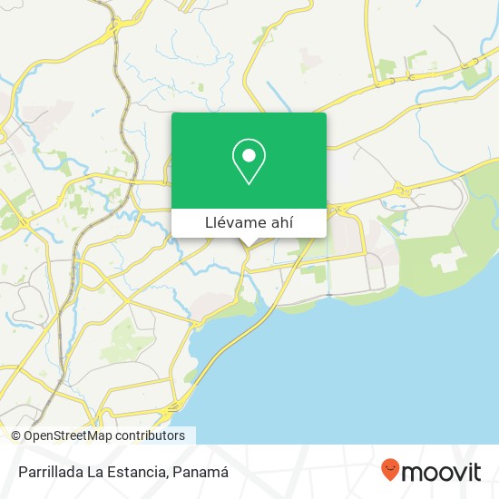 Mapa de Parrillada La Estancia, Parque Lefevre, Ciudad de Panamá
