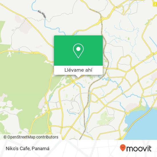 Mapa de Niko's Cafe, Avenida Ricardo J. Alfaro Betania, Ciudad de Panamá