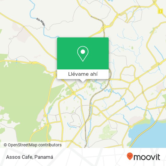 Mapa de Assos Cafe, Betania, Ciudad de Panamá