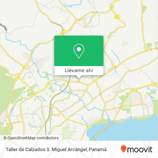Mapa de Taller de Calzados S. Miguel Arcángel, Calle D Mateo Iturralde, San Miguelito