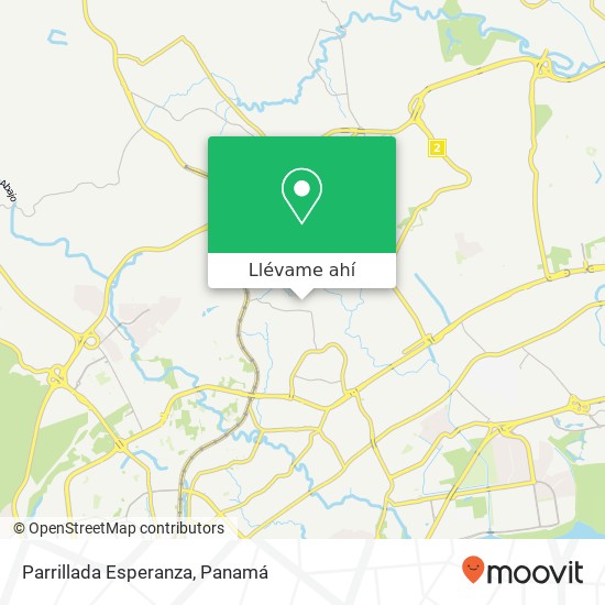 Mapa de Parrillada Esperanza, Belisario Porras, San Miguelito