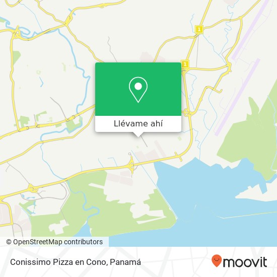 Mapa de Conissimo Pizza en Cono, Calle 24 B Juan Díaz, Ciudad de Panamá