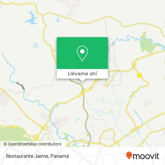 Mapa de Restaurante Jaime, Omar Torrijos, San Miguelito
