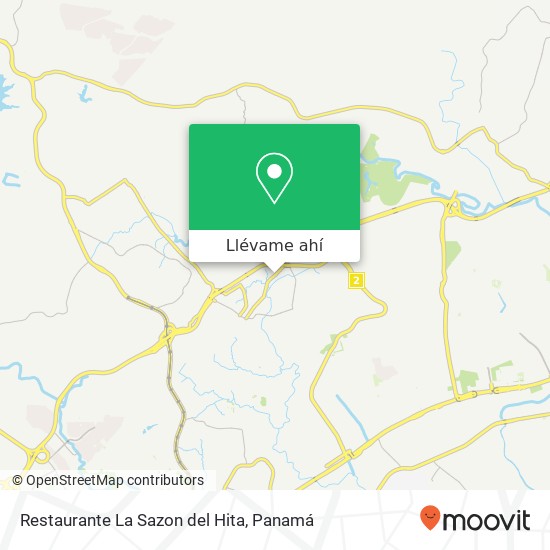 Mapa de Restaurante La Sazon del Hita, Belisario Frías, San Miguelito