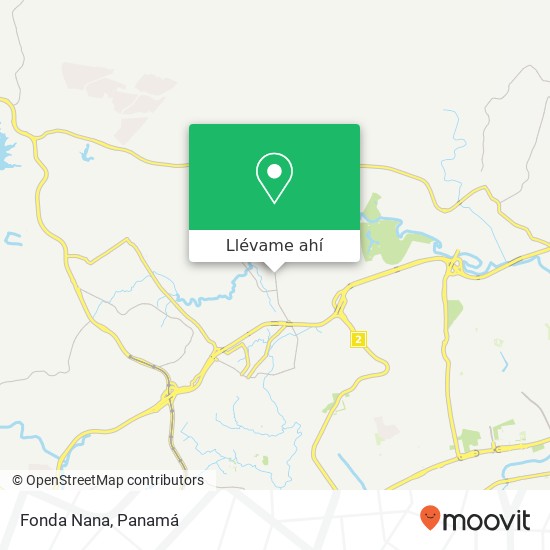 Mapa de Fonda Nana, Belisario Frías, San Miguelito