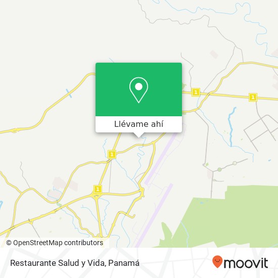 Mapa de Restaurante Salud y Vida, Tocumén, Tocumén