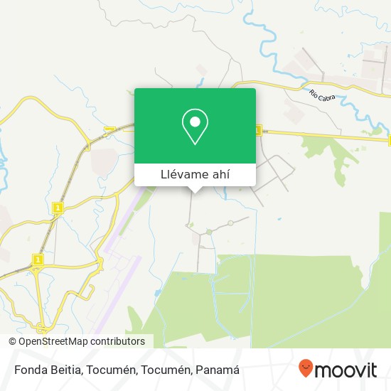 Mapa de Fonda Beitia, Tocumén, Tocumén