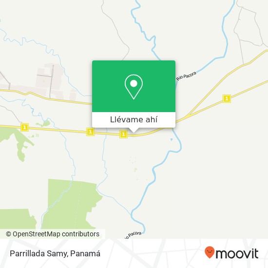 Mapa de Parrillada Samy, Altos de Tatare, Pacora