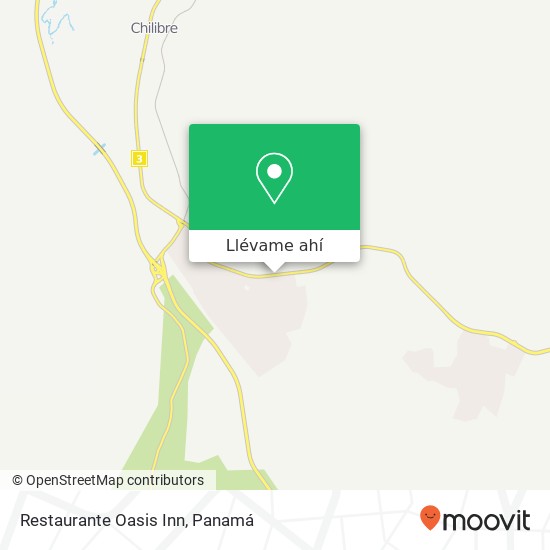 Mapa de Restaurante Oasis Inn, Carretera Transístmica Chilibre, Chilibre