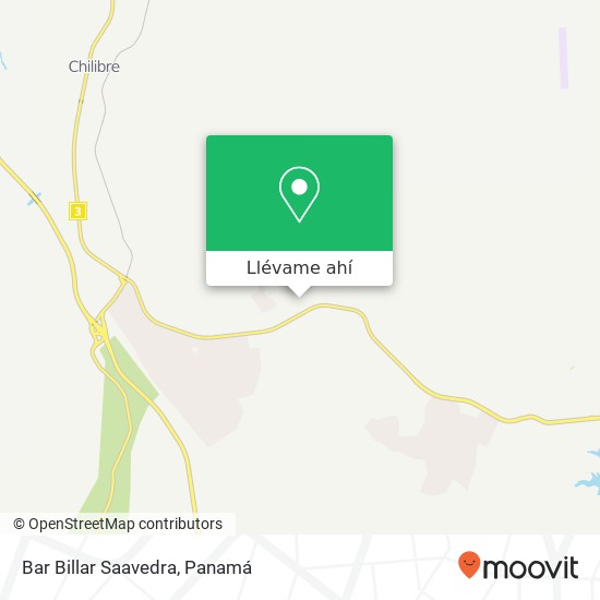 Mapa de Bar Billar Saavedra