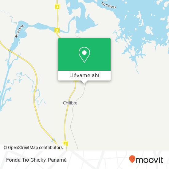 Mapa de Fonda Tio Chicky, Chilibre, Chilibre