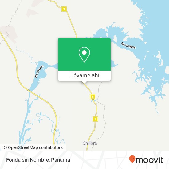 Mapa de Fonda sin Nombre, Villa Unida, Chilibre