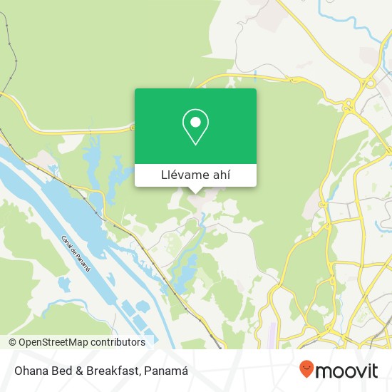 Mapa de Ohana Bed & Breakfast