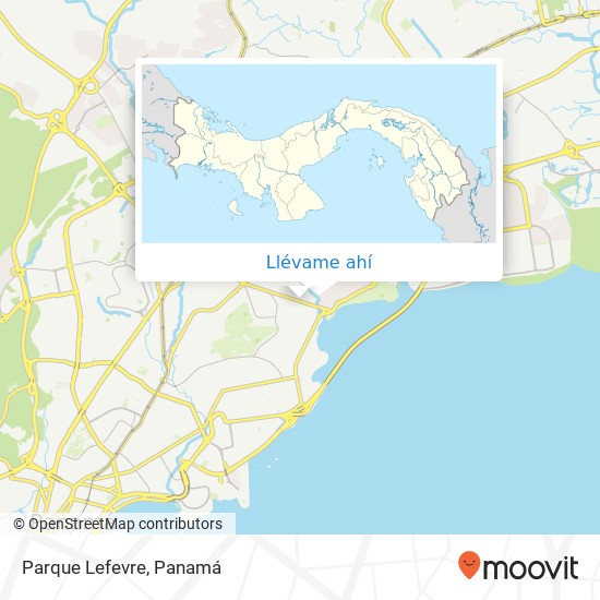 Mapa de Parque Lefevre