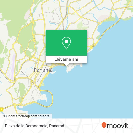 Mapa de Plaza de la Democracia