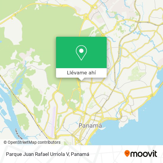 Mapa de Parque Juan Rafael Urriola V