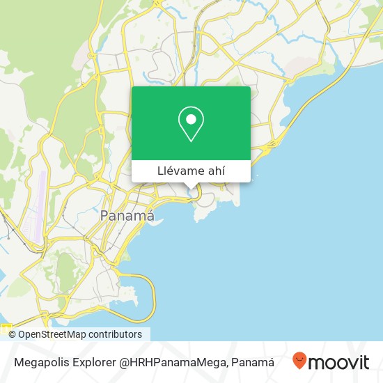 Mapa de Megapolis Explorer @HRHPanamaMega