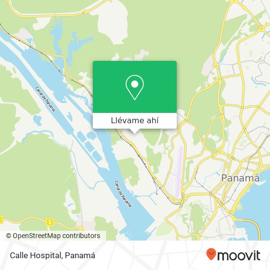 Mapa de Calle Hospital