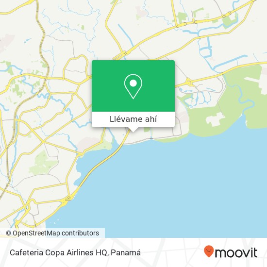 Mapa de Cafeteria Copa Airlines HQ