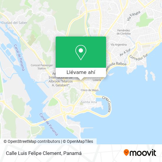 Mapa de Calle Luis Felipe Clement