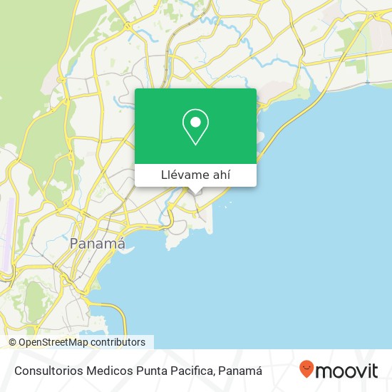 Mapa de Consultorios Medicos Punta Pacifica