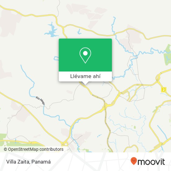 Mapa de Villa Zaita