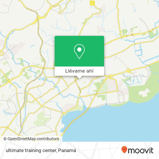 Mapa de ultimate training center