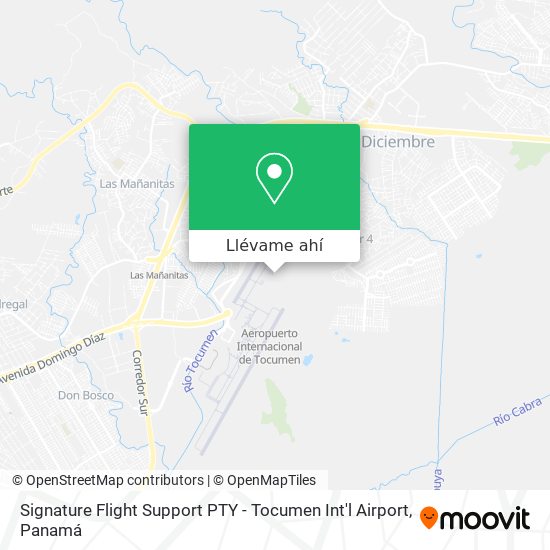 Mapa de Signature Flight Support PTY - Tocumen Int'l Airport