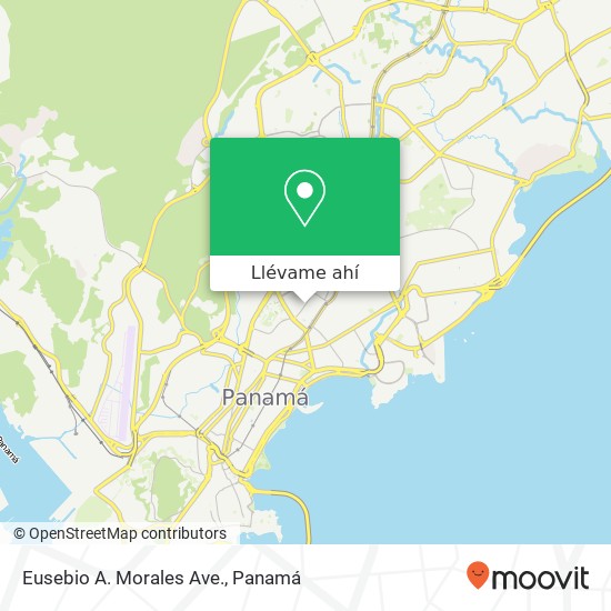 Mapa de Eusebio A. Morales Ave.