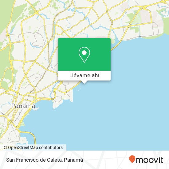 Mapa de San Francisco de Caleta
