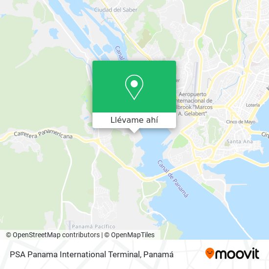 Mapa de PSA Panama International Terminal