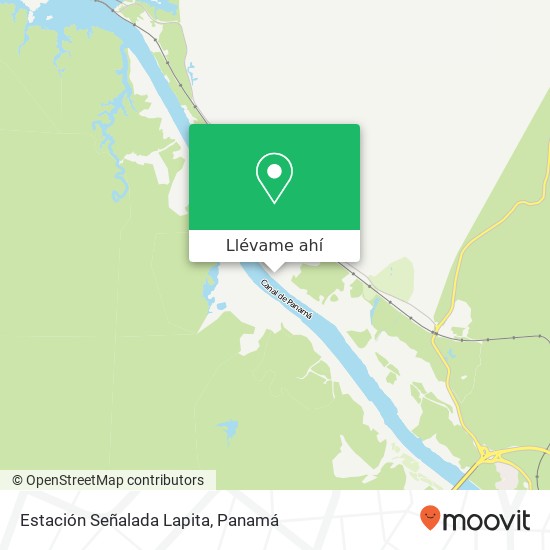Mapa de Estación Señalada Lapita