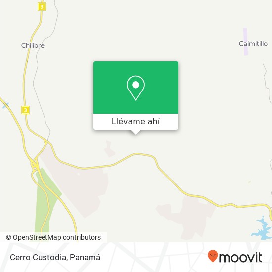 Mapa de Cerro Custodia