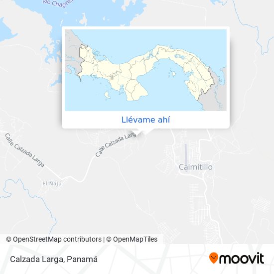 Mapa de Calzada Larga