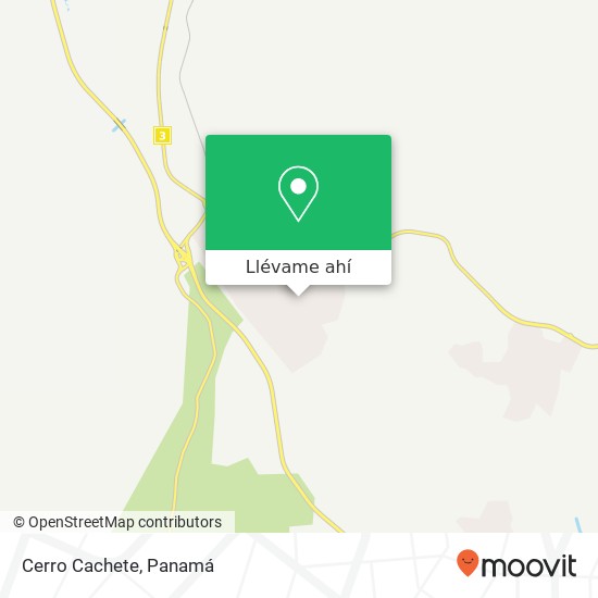 Mapa de Cerro Cachete
