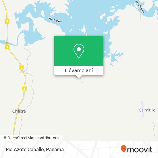 Mapa de Río Azote Caballo
