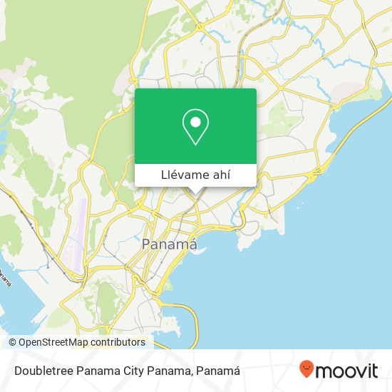 Mapa de Doubletree Panama City Panama