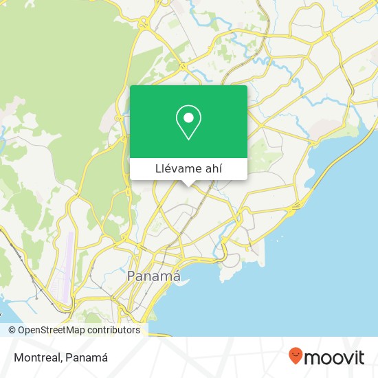 Mapa de Montreal