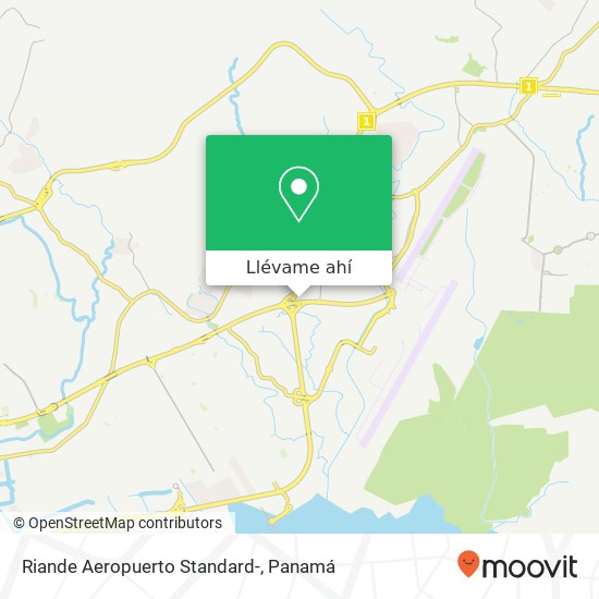 Mapa de Riande Aeropuerto Standard-