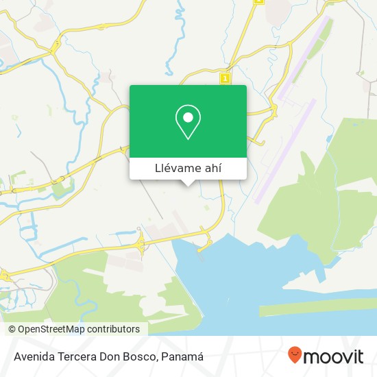 Mapa de Avenida Tercera Don Bosco