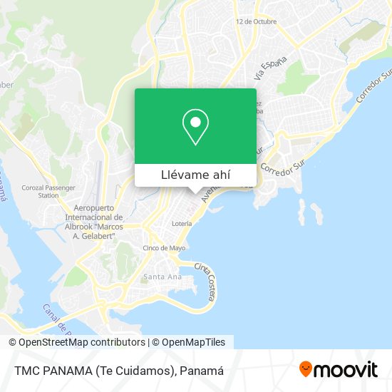 Mapa de TMC PANAMA (Te Cuidamos)
