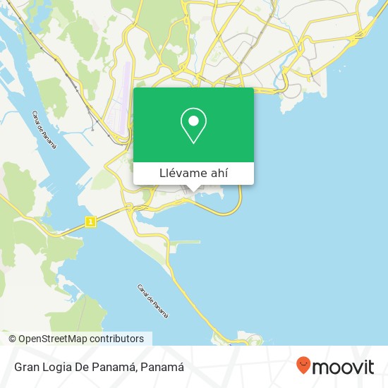 Mapa de Gran Logia De Panamá