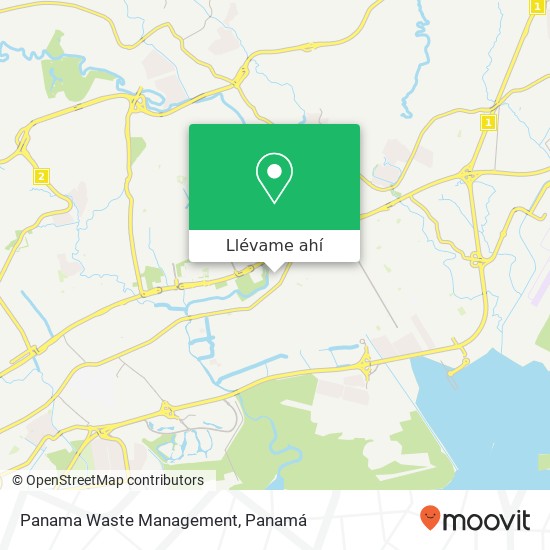 Mapa de Panama Waste Management
