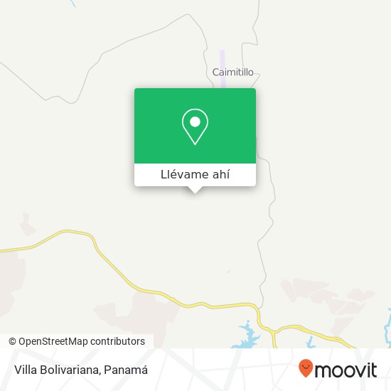 Mapa de Villa Bolivariana