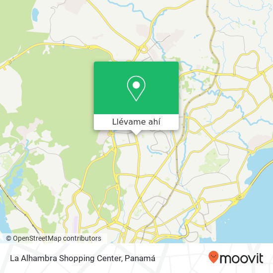 Mapa de La Alhambra Shopping Center