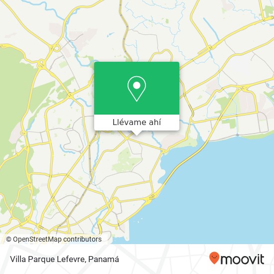 Mapa de Villa Parque Lefevre