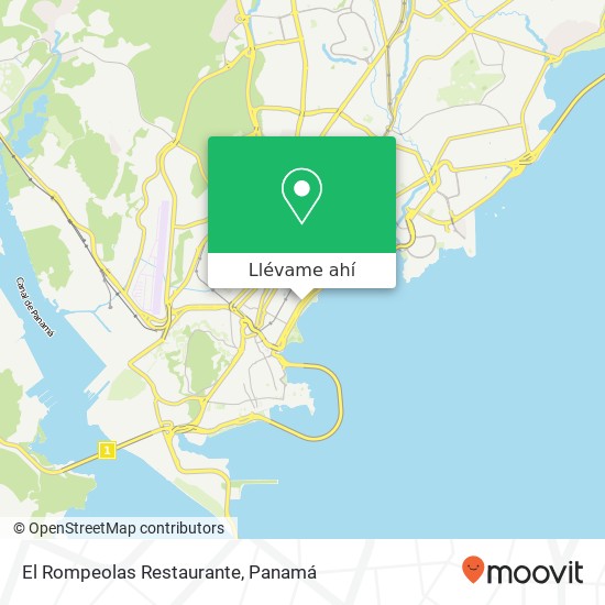 Mapa de El Rompeolas Restaurante, Avenida Balboa La Exposición o Calidonia, Ciudad de Panamá
